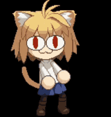 Pixel Neco-Arc dancing